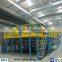 Durable storage mezzanine rack shelving system