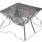 Folding grill Stainless steel grill Portable oven Outdoor camping BBQ grill
