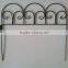 Hot Selling and besutiful Powder Garden Edge Short Used Wrought Iron Fencing