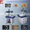 best price wood crystal acrylic desktop fiber laser engraving machine
