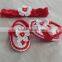 Baby Girl Red Crochet Sandals ,Crochet Infant Sandals,Crochet Baby Flip Flops,Crochet Gift