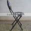 Living Room Wholesale Cheap Metal Folding Stool With Back