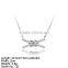 XXL208 925 Silver Pendant with CZ Stones bling for birthday gift