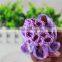Solid Color flower printed crochet hair snood bun cover hairnet cover