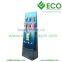 battery powered rotating display stand/battery operated display lights/battery display rack