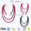 2015 New Products On Market Silicone Fashion Necklace Costume Jewelry