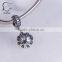 791385P Silver EVERLASTING GRACE WHITE PEARL & CLEAR CZ Pendant