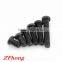 M1 m1.2 m1.4 m1.6 m2 m2.5 m3 m4 steel with black oxide pan head machine screw