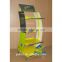 S shape metal floor engine oil display rack from china factory