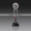 Sports awards for business gifts factory direct customized K9 glass football trophy
