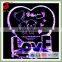 New Arrival Stylish Handsome Attractive Stick 3D Plastic Wedding Unique Picture Crystal Photo Frame
