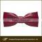 Custom fashion soft leather boys bow ties