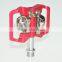 CNC Anodized color sealed bearing pedals for MTB and BMX