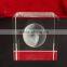 Custom 3d laser crystal paperweight for gifts wholesale