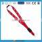 Polyester imprinted lanyard with safety breakaway buckles free sample