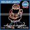 Santa Claus Christmas Decorations Light Rope Motif Outdoor Lighted 2d Santa Claus