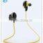 2015 bluetooth neckband sports stereo wireless bluetooth stereo headset with MIC noise cancelling