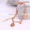 China Wholesale High Quality 18k Gold Plated Ajustable Charm Bracelet