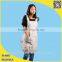 Apron Cooking Kitchen Front Pocket Adult Cotton Women Pink and White