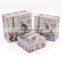 Antique Paris Tower And Flower Paper Gift Box