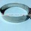 Stainless steel worm gear hose clamp