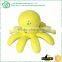 Best-selling yellow octopus pu foam pig shape stress ball