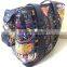 Colorful handmade vintage banjara leather bag