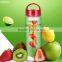 best quality plastic eco-friendly material juicer bottle, easy carry water bottle infuser with handle