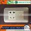 modern European standard type factory suppiler electric brushed aluminum wall flat switch with CE certification