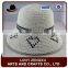 Fashion cheap wholesale high quality flat topboater hats
