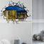 Exhibition and Museum Room 3d Decor Floor Wall Sticker for Kids