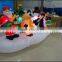 Newest Xmas Decorations Inflatable Christmas Band with Santa ,Deer, Snowman and Penguin/ Inflatable Quartet