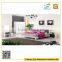 modern simple design high gloss bedroom set furniture with uv panel