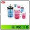 20 oz plastic double wall mason jars with handles