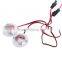 LED Flash Strobe Warning Light Car Motorcycle Emergency Lamp Round Bulb Controller 5W 2Pcs