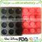 Hot selling! DGCCRF grade 12 muffins shaped silicone cake mould