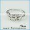 Size 7,8,9 Jewelry New Woman's White Gold zircon crystal Filled Ring Gift