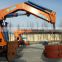 hand operated lifting equipment on truck, Model No.: SQ600ZB4, 30ton truck crane with foldable booms.