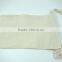 recycling natural unbleached cotton drawstring bag