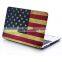 Flag Leopard Printed design laptop protective cover case for macbook Air Pro 11/13/15 inch PC hard shell case cover