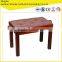 brown walnut piano keyboard bench