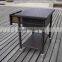 Pub Rattan Serving Cart With Drawer