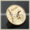 Custom souvenir engraved metal fake gold coin