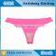 Free samples assorted colors bikini ladies' sexy fancy panty seamless woman thong