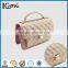 Metal fashion customized logo handbag wallet push lock