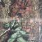 TPU Coated 420D Woodland Camouflage Polyester Oxford Fabric with PU Coated for Outdoor Backpack
