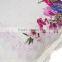 VIOLET DIGITAL PRINTED 3D FLOWERED CUSHION