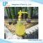 100ml/150ml/200ml/300ml/400ml/500ml Lamp bulb shape beverage plastic bottle with drinking straw and metal cap