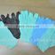 disposable powder free blue nitrile glove