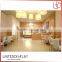 2 tiers bread glass display cabinet for bakery store